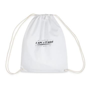 I am i was - Drawstring Bag - white - Front