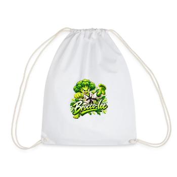 Brocco-Lee Karate Kraft - Turnbeutel - Weiß - Vorne