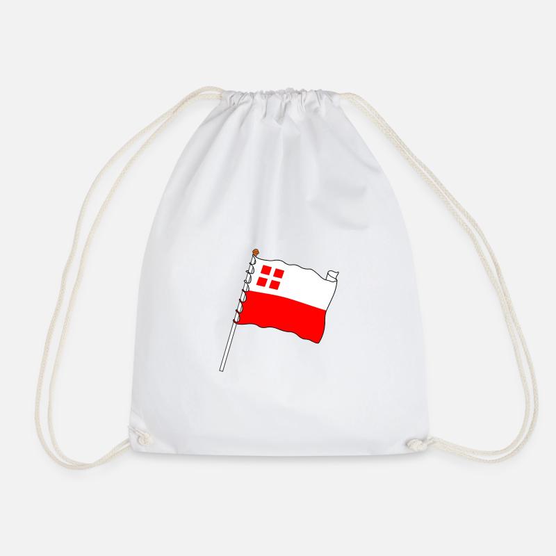 Flagge Provinz Utrecht - Turnbeutel - Weiß