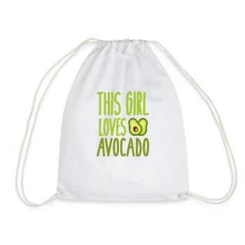 avocat - Sac de sport léger - blanc - Devant
