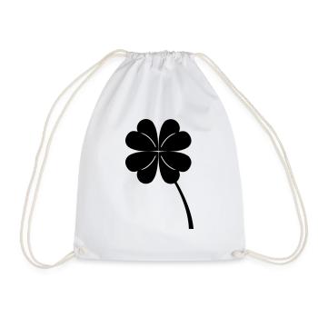 fourleaf_clover - Turnbeutel - Weiß - Vorne
