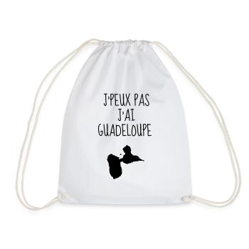 Guadeloupe 971 Guadeloupéen Guadeloupéenne Gwada - Drawstring Bag - white - Front