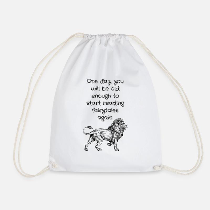 Phrase de Narnia - Sac de sport léger - blanc