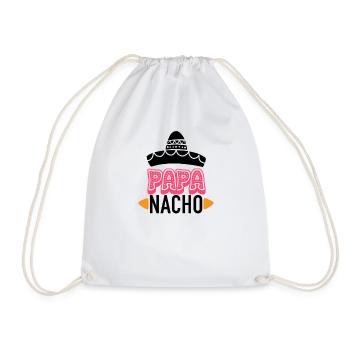 Papa nacho - Sac de sport léger - blanc - Devant