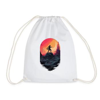 Épée de brume - Sac de sport léger - blanc - Devant