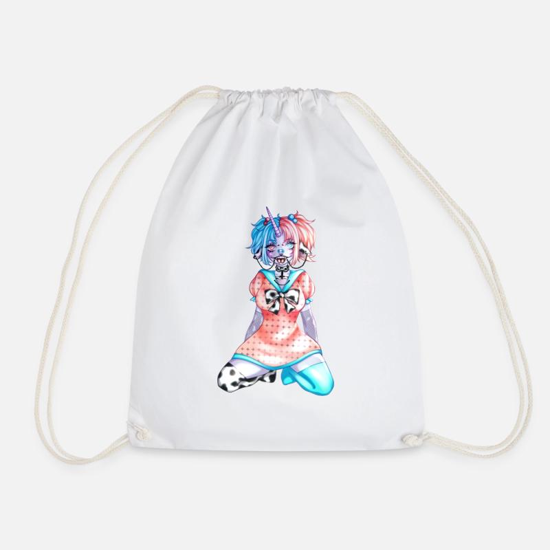 Anime Design - Turnbeutel - Weiß