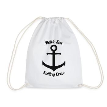 Baltic Sea Sailing Crew - Drawstring Bag - white - Front