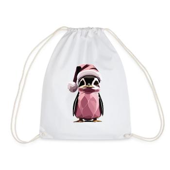 Pingouin de Noël - Sac de sport léger - blanc - Devant