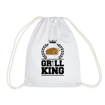 Grill King Chicken - Drawstring Bag - white - Front