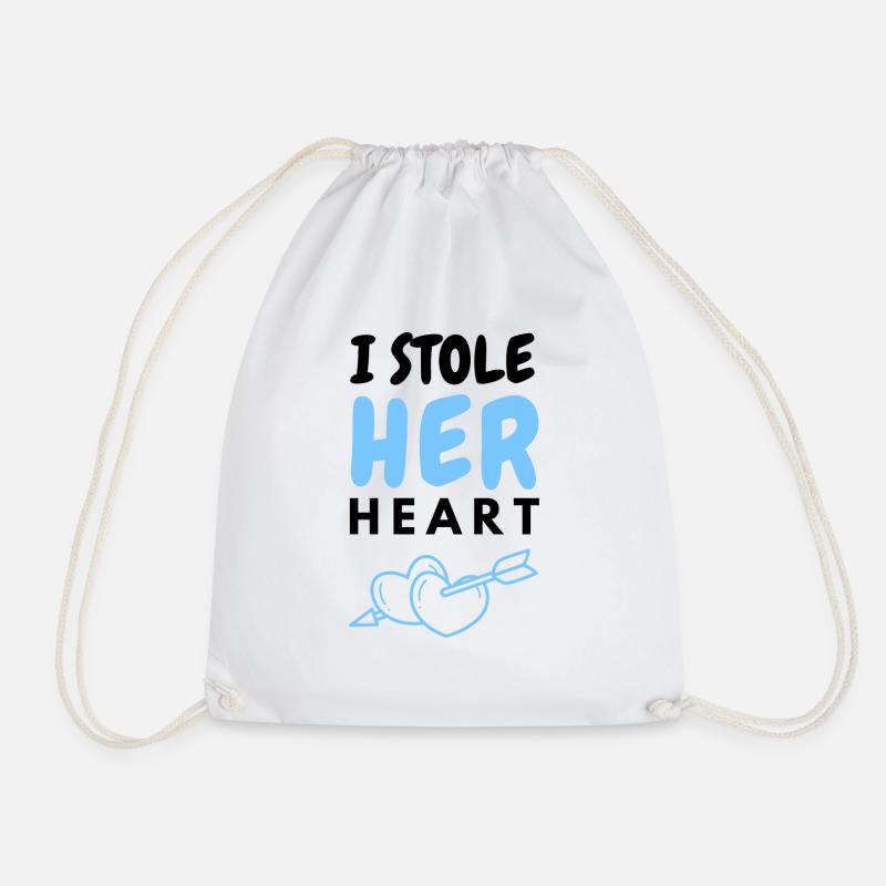 I stole her heart - Turnbeutel - Weiß