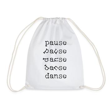 PAUSE DANSE - Sac de sport léger - blanc - Devant