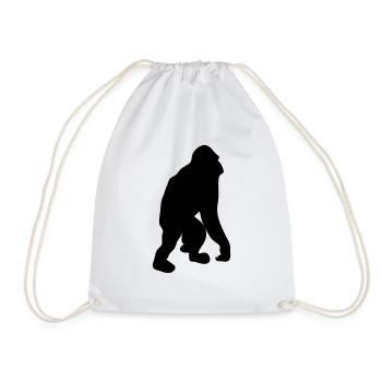 Orang-Utan - Turnbeutel - Weiß - Vorne