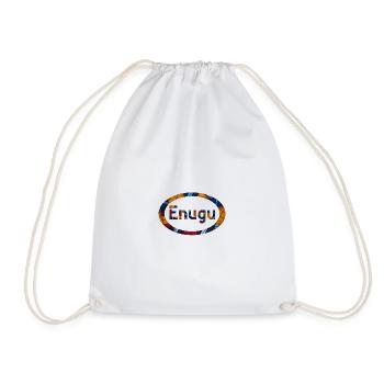 Enugu T-shirts Hoodie - Drawstring Bag - white - Front
