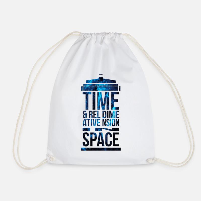 TARDIS - Drawstring Bag - white