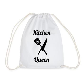 Kitchen Queen - Turnbeutel - Weiß - Vorne