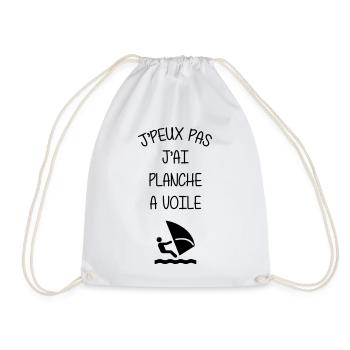 Planche à Voile / Véliplanchiste / Surf / Plage - Sac de sport léger - blanc - Devant
