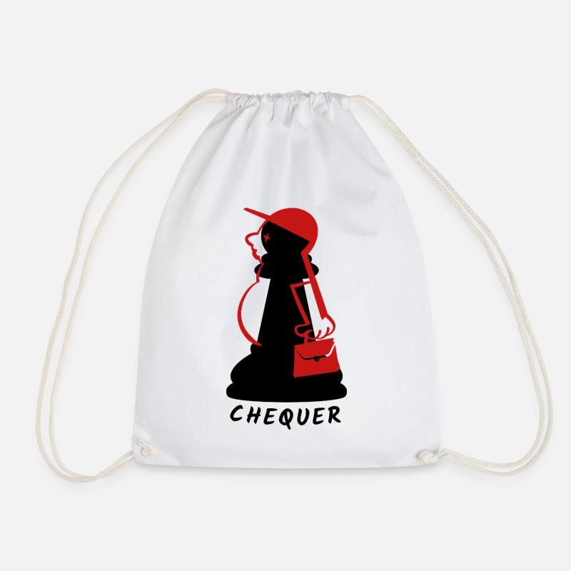 Chequer - Turnbeutel - Weiß
