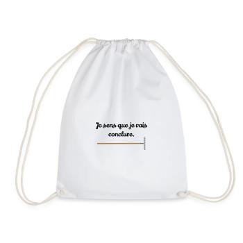Je sens que je vais conclure... Les Bronzés - Sac de sport léger - blanc - Devant