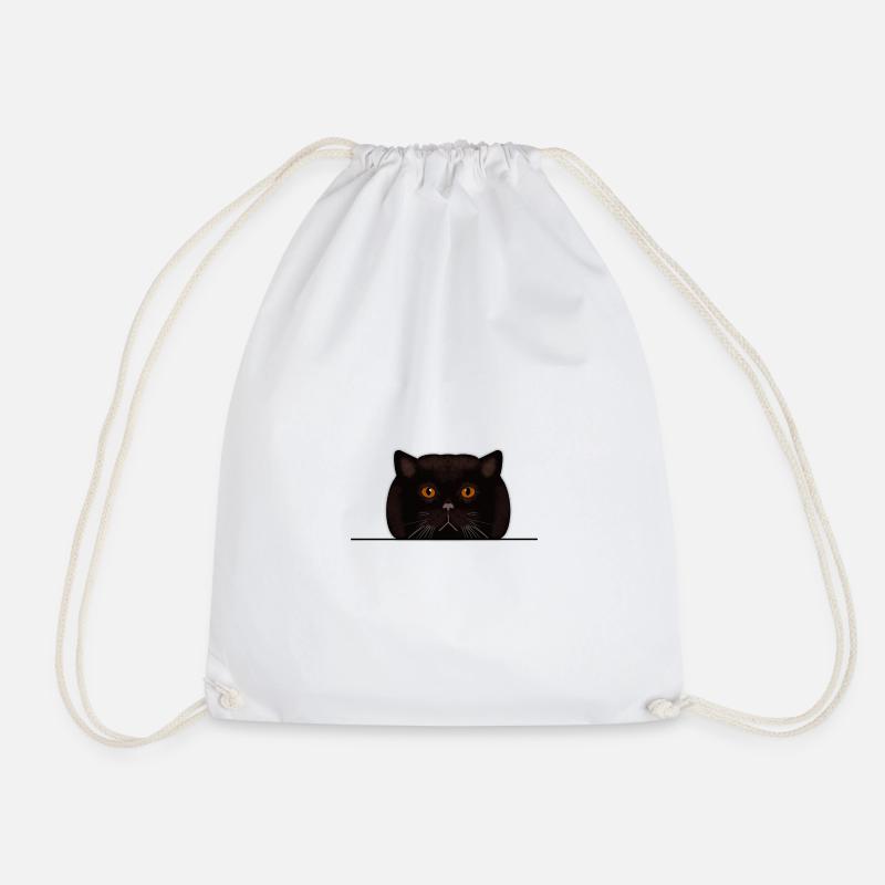 British Kurzhaar Katze - Turnbeutel - Weiß