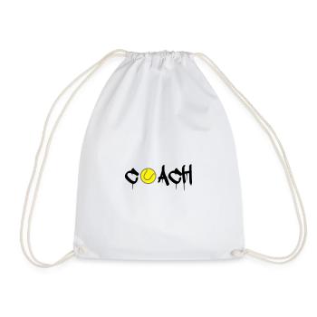 entraîneur de tennis - Sac de sport léger - blanc - Devant