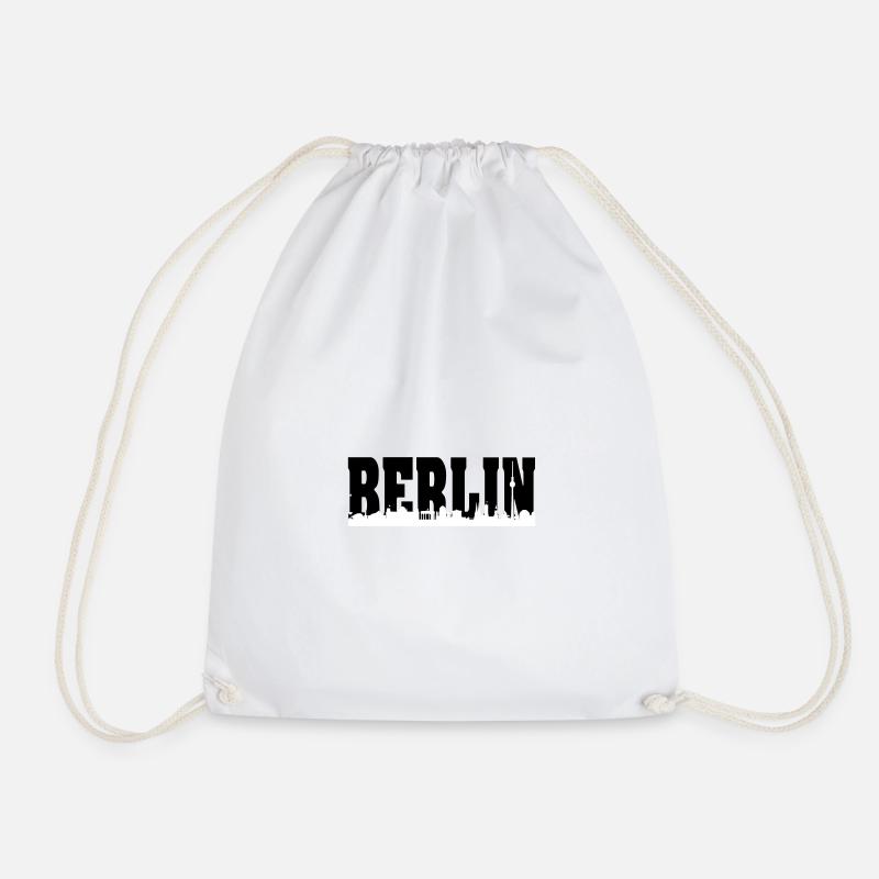 Berlin - Turnbeutel - Weiß