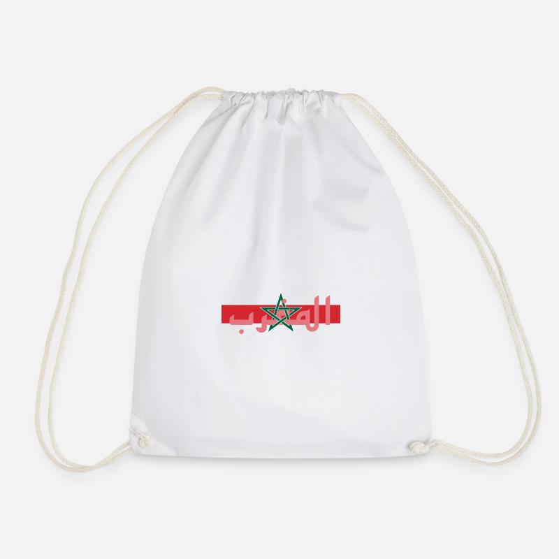 Maroc - Sac de sport léger - blanc