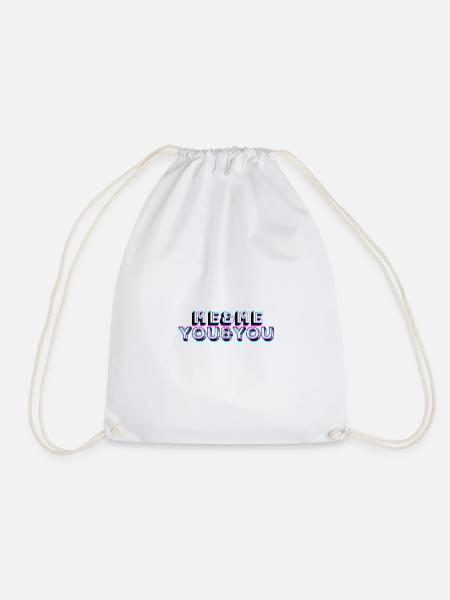 Me&Me You&You - Drawstring Bag - white