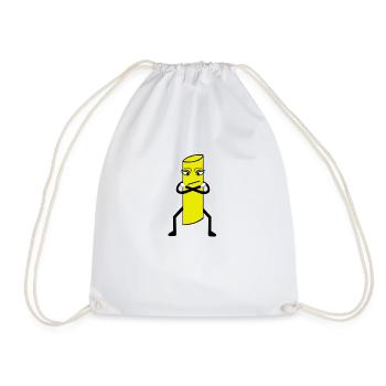 Pâtes - Sac de sport léger - blanc - Devant