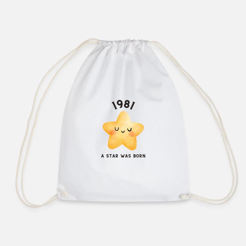 1981 - A Star was born - Turnbeutel - Weiß