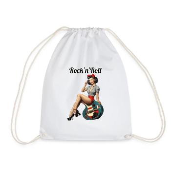 Pinup - Drawstring Bag - white - Front