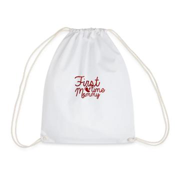 idée de cadeau naissance bébé enfant né naissance - Sac de sport léger - blanc - Devant