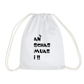 An Schas muas i - Turnbeutel - Weiß - Vorne