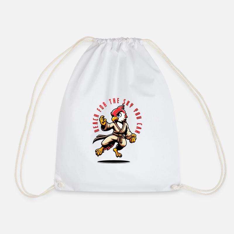 Reach for the sky you can - Drawstring Bag - white