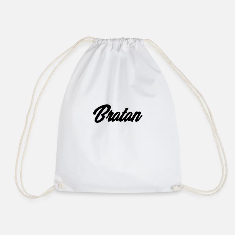 Don Detail Bratan 76's Itchi Collection - Drawstring Bag - white