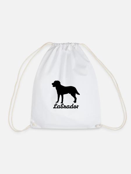 Labrador Retriever - Hund Geschenk Labbi - Turnbeutel - Weiß