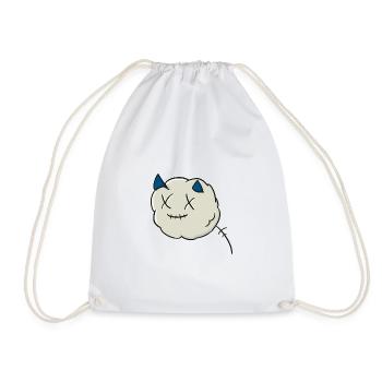 Motif Boufball - Sac de sport léger - blanc - Devant