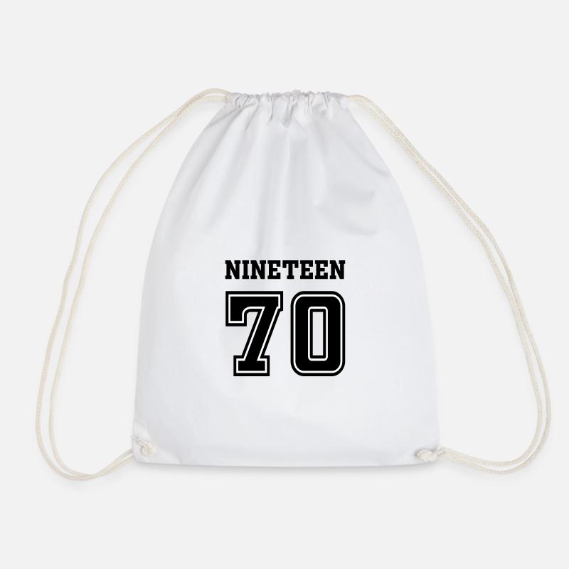 1970 - Sac de sport léger - blanc