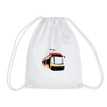Gdańsk Tram - Drawstring Bag - white - Front
