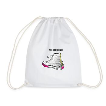 Sneakhead - Drawstring Bag - white - Front