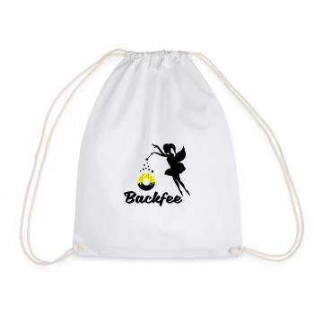 backfee - Turnbeutel - Weiß - Vorne