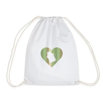 Baking Cupcake Muffin - Drawstring Bag - white - Front
