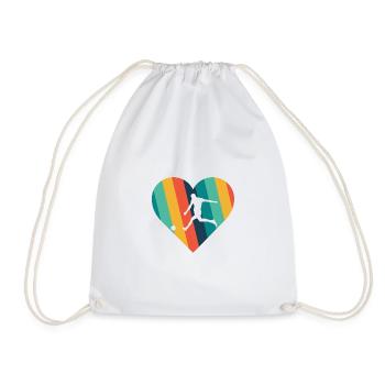 Futsal Futsal Team Ballsport - Drawstring Bag - white - Front