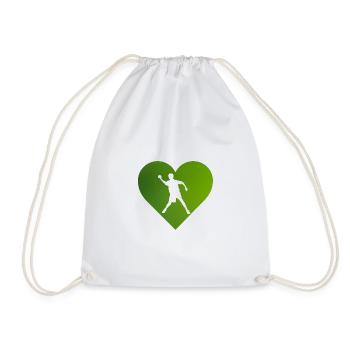 Équipe de ballon-chasseur de sports de balle - Sac de sport léger - blanc - Devant