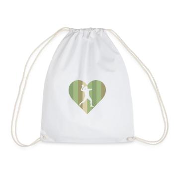 Dodgeball Dodgeball Player Dodgeball Team - Drawstring Bag - white - Front