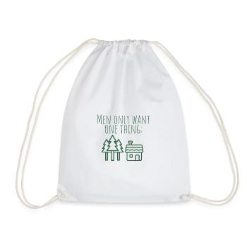 MowoT Maison au bord de la forêt - Sac de sport léger - blanc - Devant