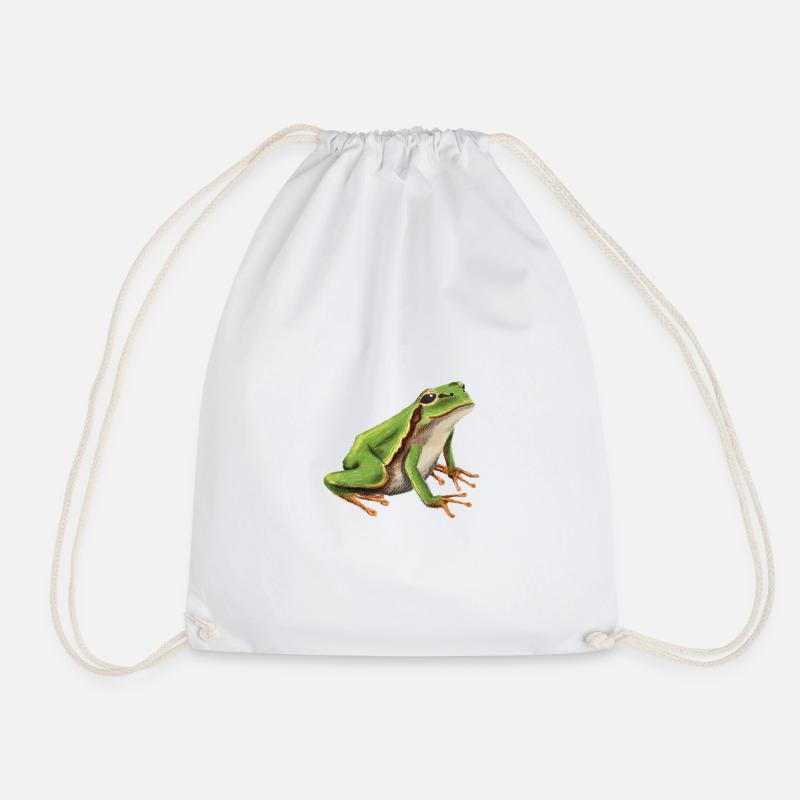 Kleiner Laubfrosch - Turnbeutel - Weiß