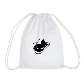 chapeau cowboy western 70923 - Sac de sport léger - blanc - Devant