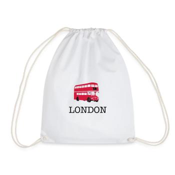 London - Turnbeutel - Weiß - Vorne