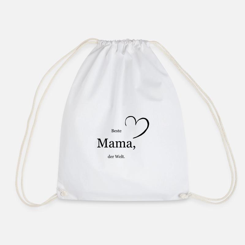 Beste Mama der Welt - Turnbeutel - Weiß