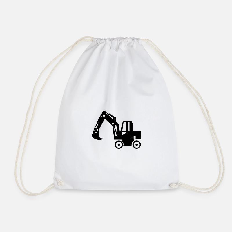 pelleteuse - Sac de sport léger - blanc